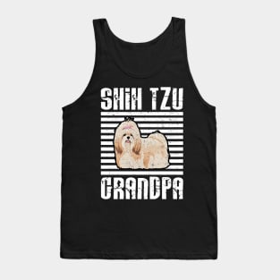 Shih Tzu Grandpa Proud Dogs Tank Top